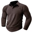thumbnail image 2 of Birdeem Man Solid Color Lapel Button Blouse, 2 of 6
