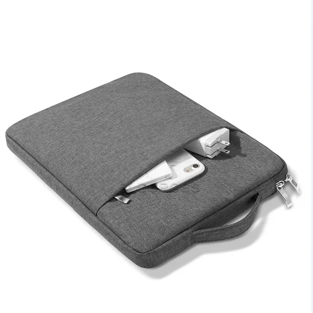 Handbag Sleeve Case for Samsung Galaxy Tab A9 Plus 11 Inch S9 FE 10.91 S9 S8 S7 11'' Tablet Storage Bag Pouch Cover with Pockets Dark Grey A9 Plus 11 Inch