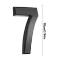 thumbnail image 2 of Penkiiy 3.94 Inch House Numbers for Outside - Easy Installation With Screw Set, Includes Hardware for Flush or Floating Mount, Matte Address Mailbox Numbers for Door, Exterior, Porch, 2 of 6