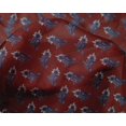thumbnail image 4 of oneOone Silk Tabby Fabric Floral & Paisley Block Print Sewing Fabric BTY 42 Inch Wide, 4 of 4