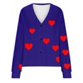thumbnail image 4 of LOVZFMLL Cardigan pour Femmes Cardigan Décontracté à Boutons Veste Manteau de Mode Imprimée, 4 of 4