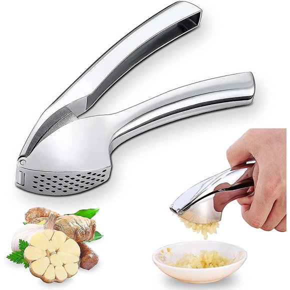 Garlic Press, Fast Garlic Cutter Garlic Press Stainless Steel Garlic C
