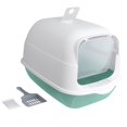 thumbnail image 2 of TISHITA Bac à Litière pour Chat avec Capuchon Fermé et Couvert Toilette pour Chat avec Porte Réutilisable Facile à Vert, 2 of 8