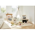 thumbnail image 3 of 3 Sprouts Children's Foldable Fabric Storage Cube Box Soft Toy Bin, Panda Bear, 3 of 3