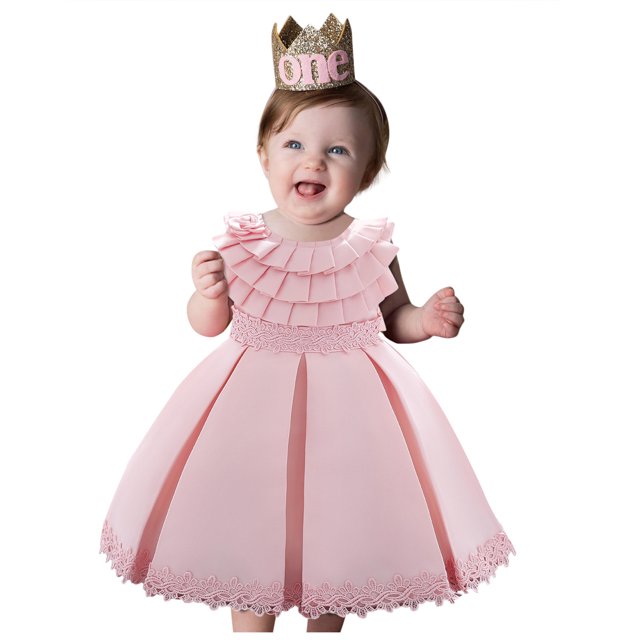 Wedding Dress for Girls Kids Girls Ruffled Princess Bridesmaid Pageant Gown Birthday Party Wedding Dress Party Dress for Girls Princess Dress for girls Birthday Dress