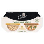 Cesar Wholesome Bowls Chicken & Chicken, Sweet Potato & Green Beans Multi Pack Wet Dog Food 6 pack