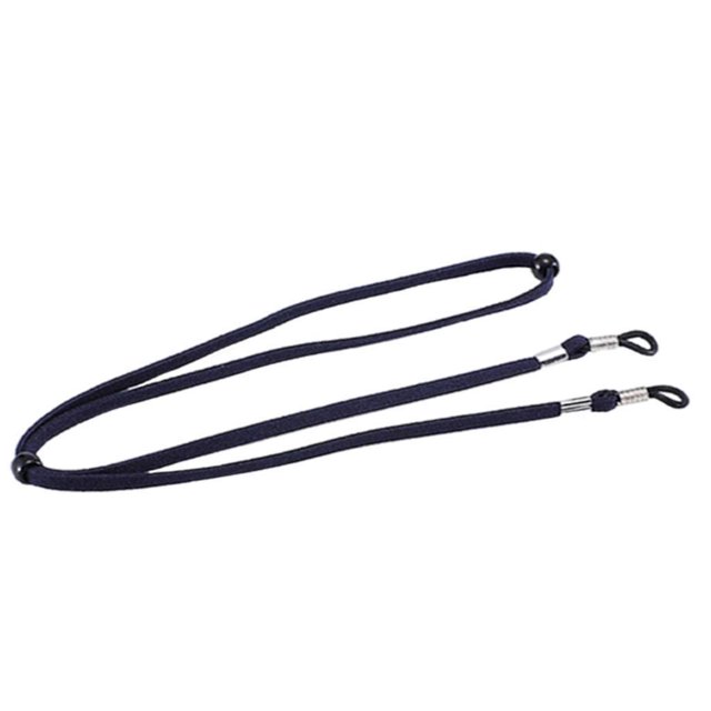 Transemion Eyeglass Strap Non- for Slip Stretchy Universal Rope Eyewear Sports Retainer Dark Blue 26.77 Inch 1Set