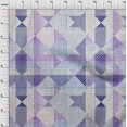 thumbnail image 4 of oneOone Cotton Poplin Twill Light Blue Fabric Check Sewing Craft Projects Fabric Prints By Yard 56 Inch Wide, 4 of 4