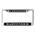 thumbnail image 1 of Cadre de Plaque d'Immatriculation Certifié Chrome pour Barman, 1 of 1