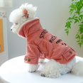 thumbnail image 1 of SIfdSeng Dog Clothes for Small Dogs Boy Summer Pet Circle Dog Cat Clothes Thick Thick Padded Coat Good Son Leather Dog Jackets for Medium Dogs Dog Winter Coat, 1 of 6
