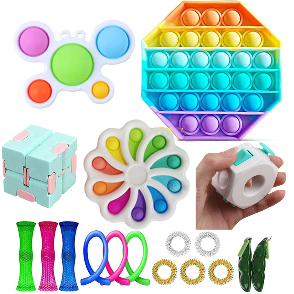 SAYOO Sensory Fidget Toys Set 23Pcs Stress Reliever Anti-Anxiety Toys
