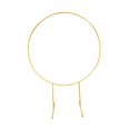 thumbnail image 2 of GUOOL Wedding Arch Frame Heavy Duty Round Wedding Circle Backdrop Stand Frame Thickend Aureate 1m 6, 2 of 9