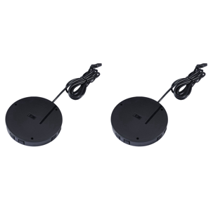 2X 15W Chargeur invisible sans fil 20MM Air Charge rapide de séparation Installation facile Chargeur rapide,2 x chargeur sans fil 6 x vis, noir