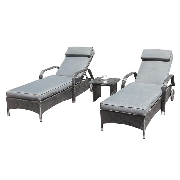 3 Piece Lounger Set