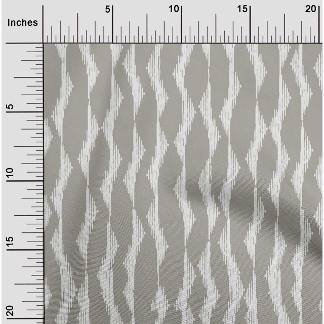 oneOone Polyester Tissu Lycra Abstrait Rayures Imprimé Ikat Tissu à Coudre BTY 56 Pouces de Large