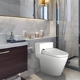 thumbnail image 2 of VOVO Siège de Toilette Bidet Style, Siège Chauffant, Chaud, Sec et Étanche, Veilleuse DEL, Rond, 2 of 7