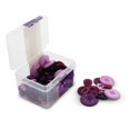 thumbnail image 2 of UNIQUE CREATIV Box of Buttons, Purple Tone, 65 g (2.3 oz), 2 of 6