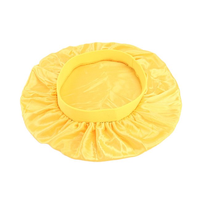Polyester Nightcap Double-Side Elastic Headwear Sleep Bonnet Home Women Head Wrap Tool