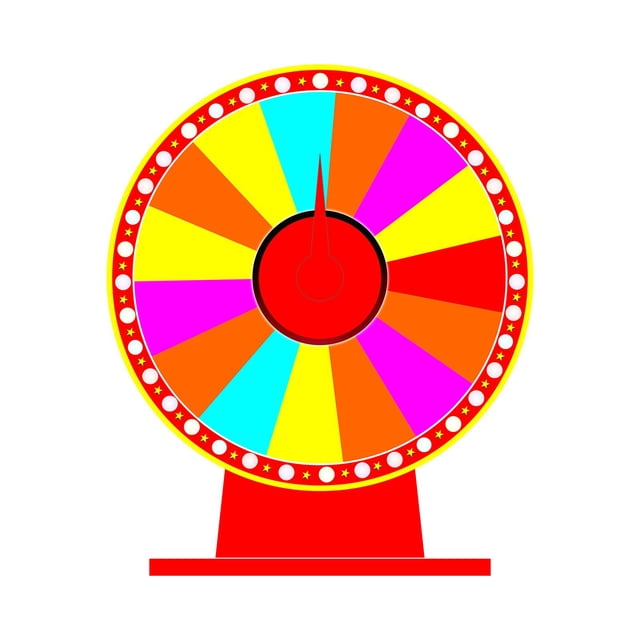 Plateau Tournant de Table Roues de Casino Acrylique Index Roue de Roulette Roue de Fortune 40 cm Également