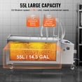 thumbnail image 4 of VEVOR Filtre de Friteuse Mobile, Capacité du Réservoir d'Huile 55 L, Système de Filtration d'Huile avec Vitesse de Filtration d'Huile 10 L/min, Système Mobile de Filtration d'Huile de Friture, 4 of 9