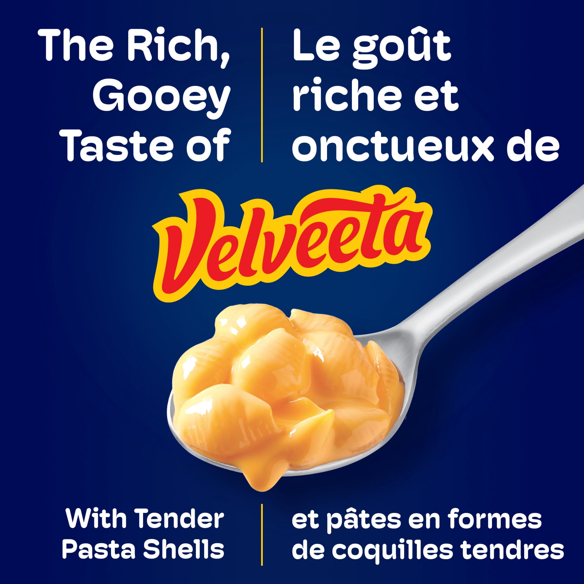 Macaroni Au Fromage Deluxe Velveeta Original Sur Coquillettes, Boîte
