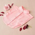 thumbnail image 4 of QualitChoice Simple Design Solid Color False Collar Formal Fashion Chiffon Fake Half Shirt Decorative Detachable Lapel Clothing Decor Pink Round 1 Pc, 4 of 6