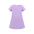 thumbnail image 2 of T-shirt Robe Fille Violet Champignon Bordure en Dentelle Appliqué Mobile Manche Courte 4 Ans, 2 of 6