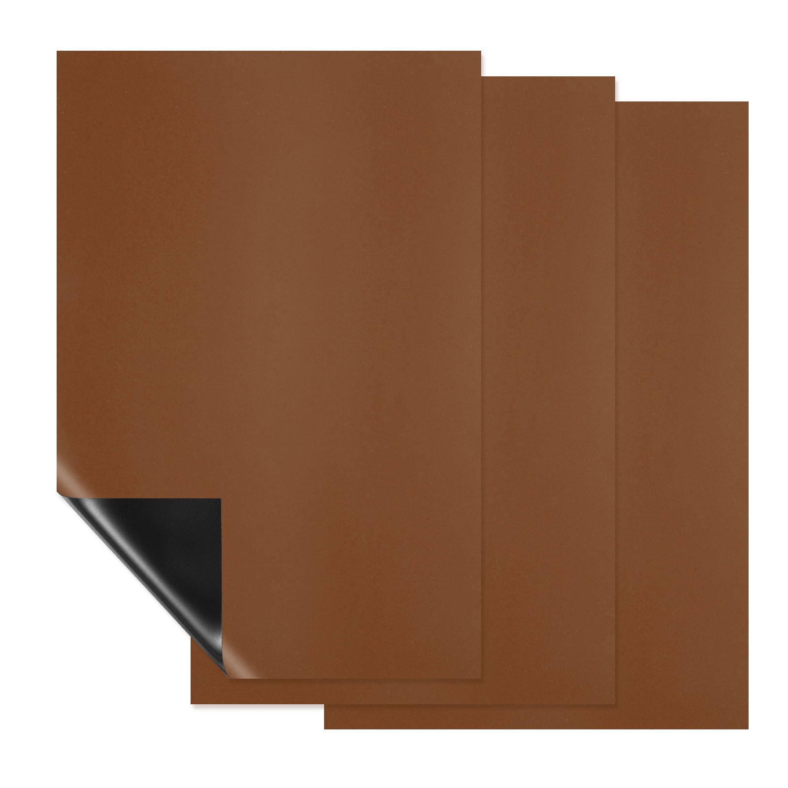 Uxcell Magnetic Dry Erase Board Sheet for Fridge, Erasable Refrigerator Whiteboard Brown 0.6mm