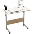 thumbnail image 4 of SOGES Adjustable Movable Laptop Built-in slot Computer Desk for Bed Sofa,Maple, 4 of 5