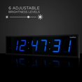 thumbnail image 3 of Ivation Grande Horloge Murale Numérique Surdimensionnée 24 Pouces, 3 of 6