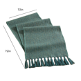 thumbnail image 2 of Table Runner With Tassels Boho Farmhouse Christmas Table Runners 72 Inches Long For Holiday Wedding And Dining Table Decor 13x72 Inches Dark Green, 2 of 2