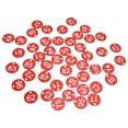 thumbnail image 1 of Étiquette Numérotée Portable 100x Numéro 1-100 pour Hôtel Entrepôt Dortoir Clés Rouge+blanc Mot, 1 of 6