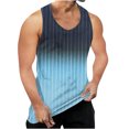 thumbnail image 1 of WAENQINLA Débardeurs pour Hommes Plage Musculation T-Shirts Sans Manches Amples à Rayures T-Shirts Graphiques Course Stringer Débardeurs pour Hommes Débardeurs pour Hommes à Moins de 5 $, 1 of 4