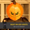thumbnail image 4 of 6.9ft Halloween Inflatable Pumpkin Reaper Ghost Outdoor Decorations Yard, 4 of 10