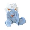 thumbnail image 3 of CBFFDC Cache-Couche pour Animaux Doux et Confortable Cache-Couche pour Animaux Col à Revers Motif Pain au Café Combinaison pour Chien Fournitures pour Animaux, 3 of 5