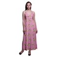 thumbnail image 1 of Bimba Robe de Plage Bohème Longue Sans Manches à Bretelles Imprimée Papillon pour Femmes - Grand, 1 of 6