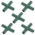 thumbnail image 1 of Connectors for Greenhouse 3 Way 4 Way and 5 Way Joints with Sturdy Support Poles & Gardening Accessory Kit 5PC Set, 1 of 3