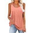 thumbnail image 2 of Levmjia Camisoles pour Femmes 2024 Mode Femmes Printemps Été Décontracté Col Rond Sans Manches Haut Camisole, 2 of 8