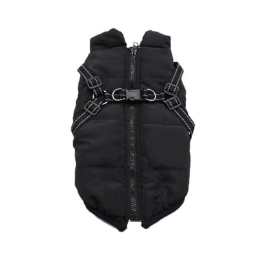 Binwennn Winter Coat Furry Dog Jacket Furryking Dog Coat Furryking Winter Jacket For Dogs With Harness Reflective Warm Dog Jacket For Small Medium Large Pet Clothes for Cats Pet Clothes for Medium