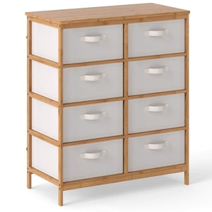 Coatway 8 Dressers Dresser avec des bacs en tissu amovible, coffre de tiroirs pour placard Hallway