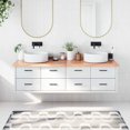 thumbnail image 1 of vidaXL Bathroom Countertop Light Brown 180x60x(2-4)cm Treated Solid Wood, 1 of 7