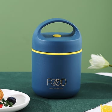 Tasse en Acier Inoxydable avec Poignée Tasse de Petit-Déjeuner Mini en Acier Inoxydable 304 Poignée Scellée Isolation Portable Extérieur Lait Tasse Pratique Soupe Conserve Tasse Boîte à Lunch en Acier Inoxydable