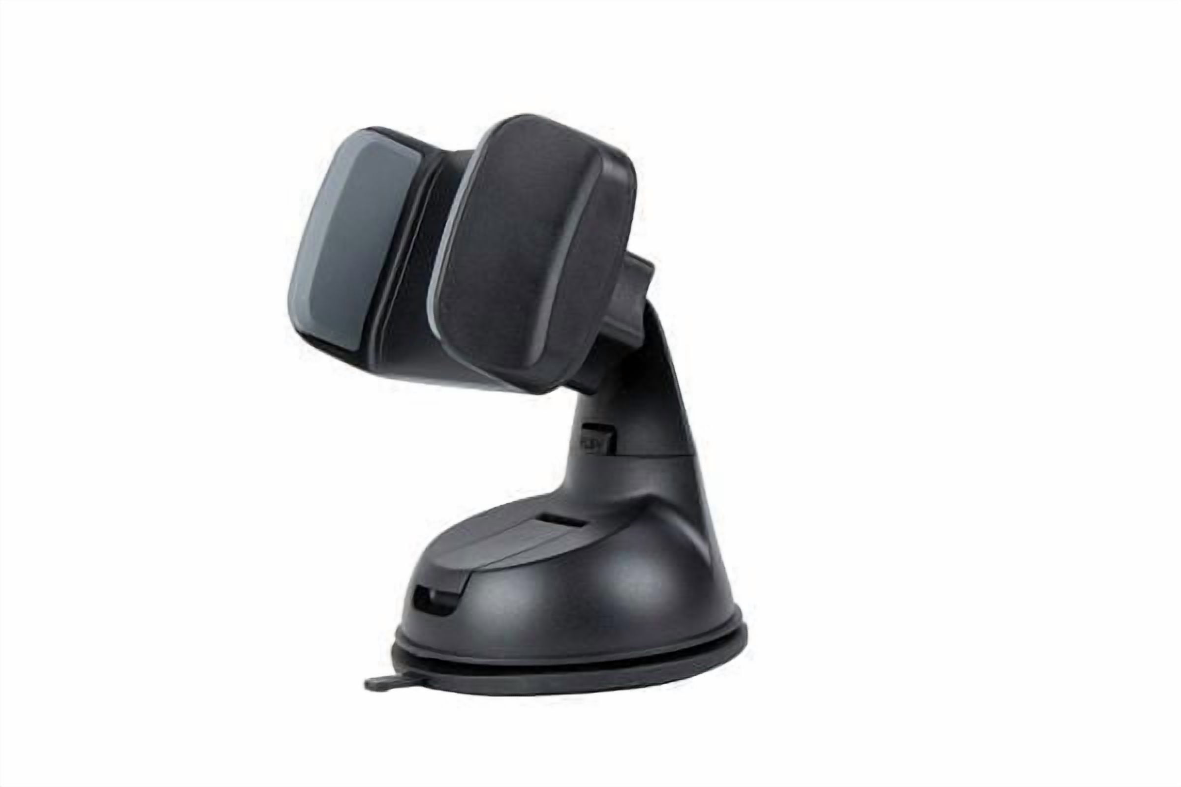 AutoDrive Black Dash & Window Mount Phone Holder, Versatile Design, Compatible with Most Smartphones