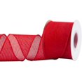 thumbnail image 1 of Joycrosso Burlap Wired Edge Ribbon 2.5 inch x 10 Yards, Red, Ideal for Crafting, Gift Wrapping, Wreath, Christmas Tree, and Rustic Wedding Decorations, 1 of 4
