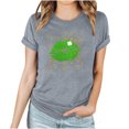 thumbnail image 2 of T-Shirt de la Saint-Patrick pour Femmes, Mode, Imprimé de la Saint-Patrick, Col Rond, Manches Courtes, T-Shirt Décontracté, Haut, T-Shirts de la Saint-Patrick pour Femmes, 2 of 4
