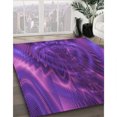 thumbnail image 3 of Ahgly Tapis Rectangulaire Lavable en Machine Intérieur Transitionnel Violet Vif, 5 Pieds x 7 Pieds, 3 of 7