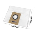 thumbnail image 4 of Kyvol Robot Vacuum Cleaner for Proscenic M7 Max M7 Pro M8 Robot Vacuum Cleaner for Kyvol Cybovac S31 Non Woven Garbage Bag Disposable Bag, 4 of 6