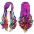 thumbnail image 1 of Pompotops Produits de Beauté en Liquidation, Cadeaux Beauté pour Femmes, Perruque Synthétique Longue Ondulée Bouclée Cosplay Mode Aguichant Perruques pour Femmes Extensions de Cheveux, 1 of 3