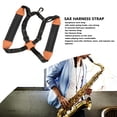 thumbnail image 4 of Saxophone Harness Strap Adjustable Thicken Pressure Relief Shoulder Strap For Baritone  Alto Saxophone, 4 of 8