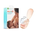 thumbnail image 1 of Téterelle silicone Flow + Munchkin® avec canal transparent pour voir le lait couler- Allaitez en toute confiance et atteignez vos objectifs en matière d'allaitement (disponible en 20mm ou 24mm), 1 of 8